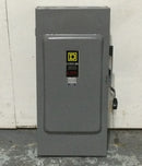 Square D DU324 Disconnect Switch General Duty 200 Amp 240v 3 Phase Type 1 Non-Fused 29" X 15"