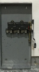Square D DU324 Disconnect Switch General Duty 200 Amp 240v 3 Phase Type 1 Non-Fused 29" X 15"