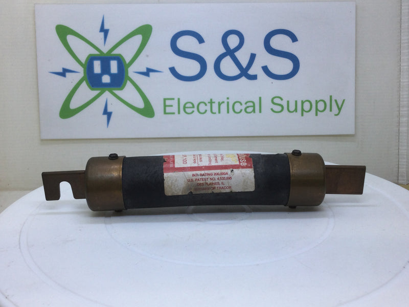 Littelfuse FLSR 100 100 Amp 600VAC Class RK5 Time-Delay Slow Blow Dual Element Fuse