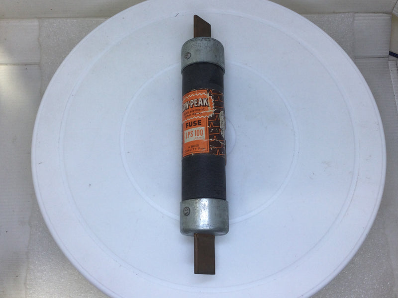 Bussman LPS 100 100 Amp 600V Class K5 Dual Element Time Delay Fuse