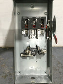 GE General Electric Safety Switch TG3223R 100 Amp 240v 50/60hz Nema 3R Enclosure