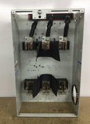 Westinghouse TA86183-5 MCC Main Load/Fuse Center 480VAC 400 Amps 3 Phase 14" X 23"