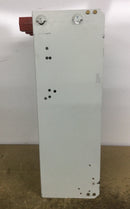 Westinghouse TA86183-5 MCC Main Load/Fuse Center 480VAC 400 Amps 3 Phase 14" X 23"