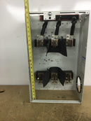 Westinghouse TA86183-5 MCC Main Load/Fuse Center 480VAC 400 Amps 3 Phase 14" X 23"