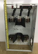 Westinghouse TA86183-5 MCC Main Load/Fuse Center 480VAC 400 Amps 3 Phase 14" X 23"