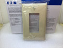 Eaton PJ26V-10-LW 1-Gang Ivory Decorator Wall Plate - Lot of 50