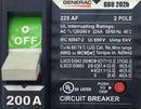 Generac GBU202b 200 Amp 2 Pole 120/240V Circuit Breaker
