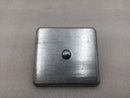 Eaton 307A Blank 3 Inch Hub Closing Plate 4.5" X 5"