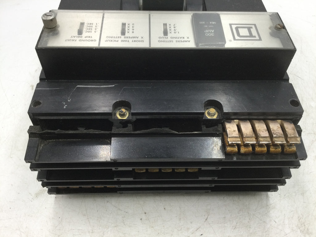 Square D ME4-300 3 Pole 300 Amp 600Vac Ground Fault Trip Indicator Cir