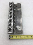 Ilsco D2935 8 Position Mechanical Terminal Bar for 2 AWG to 600 MCM Wire/Cable