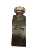 S-22 Direct Burial 5/8" Bronze Ground Rod Clamp for 2-10 AWG Wire/Cable