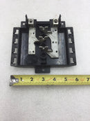 Crouse-Hinds LC006 125 Amp 3 Space/12 Circuit 120/240 VAC Load Center Guts Only 6" X 6"