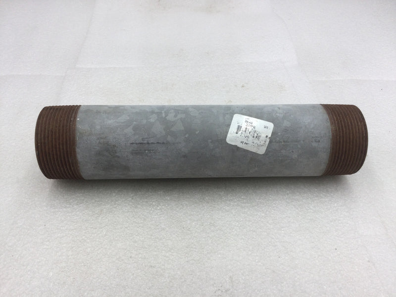 2 1/2" X 12" Rigid Conduit Nipple