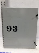 Siemens 9-001-59208-06 Section 2 Middle Door for MC Center 18" x 14 3/4"