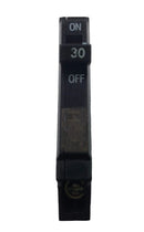 GE THQP130/TQP130 30 Amp 1 Pole 120/240V Thin Circuit Breaker - Sticker Face