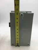 Eaton DG221URB 30 Amp 2 Pole 240V Non-Fused Nema 3R Safety Switch 11" x 7"