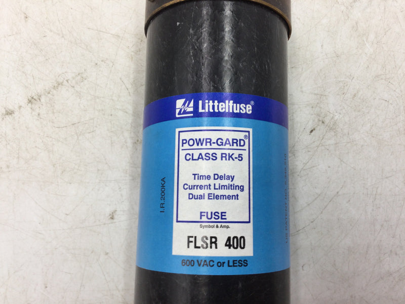 Littlefuse FLSR 400 Powr-Gard 400 Amp 600V or Less Time delay Fuse Current Limiting Dual Element