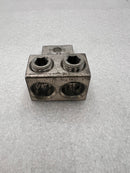 T&B Double Barrel Mechanical Lug 6-350 MCM Two Hole Mounting Bracket