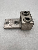 T&B Double Barrel Mechanical Lug 6-350 MCM Two Hole Mounting Bracket