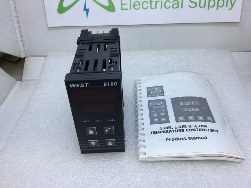 WEST 8100 Model N8101 Supply 90/ 264V A/C Options 24V A/C D/C Temperature Controle