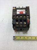 Sylvania T13U031 27 Amp 3 Phase 200-575V Size 1 Contactor w/TB159-1 120V Coil
