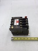 Sylvania T13U031 27 Amp 3 Phase 200-575V Size 1 Contactor w/TB159-1 120V Coil