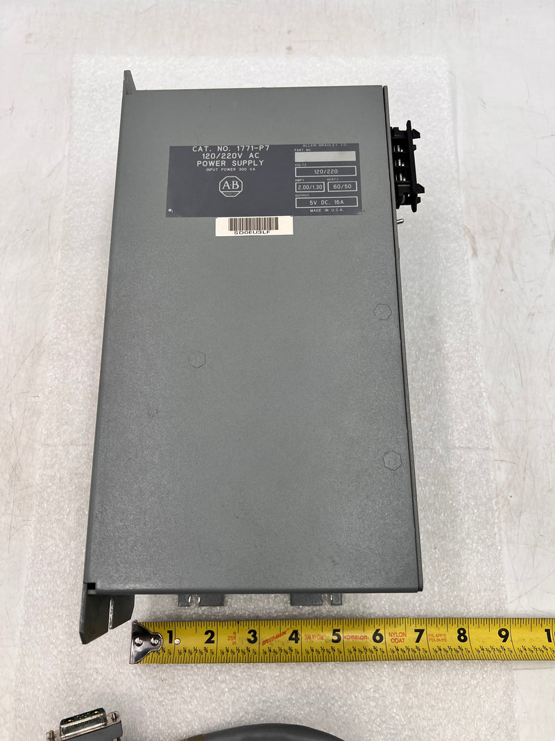 Allen-Bradley 1771-P7 120/220v AC Power Supply For Use With PLC Processors