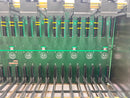 Allen Bradley 960152-01 pc board slot rack with chassis 1771-A4B