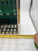 Allen Bradley 960152-01 pc board slot rack with chassis 1771-A4B