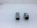 MAGTEK 21073086 Cat 5E Metallic RJ 45 Coupler