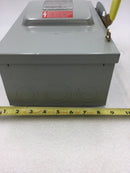 Crouse Hinds GH422N 2 Pole - 3 Pole 240 V General Duty Switch Model 5. 10-15 HP