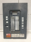 Square D QO24M125RB 125A 24 Space 120/240V Dead Front w/Main 20 3/4" x 14 1/8"