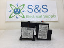 Siemens 3RT1016-1BB41 20 Amp 3 Pole 230-690 VAC 3-7.5 HP Contactor with 3RB1016-1NB0 Overload Relay