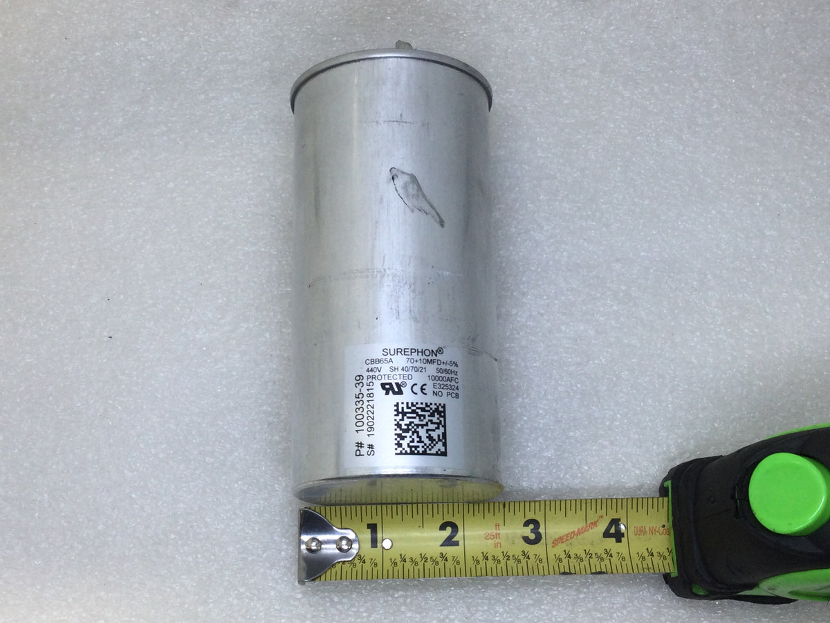 Surephon CBB65A 70+10MFD +/-5% 440V 40/70/21 50/60Hz Capacitor