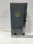 Square D 8538SBG11V83CFF4P1P2T 30 Amp 3 Phase 120-575 VAC 3-5 HP Motor Starter