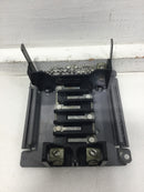 Square D QON-12 100 Amp 12 Space 120/240 VAC MLO Load Center Guts Only 7" X 7.5"