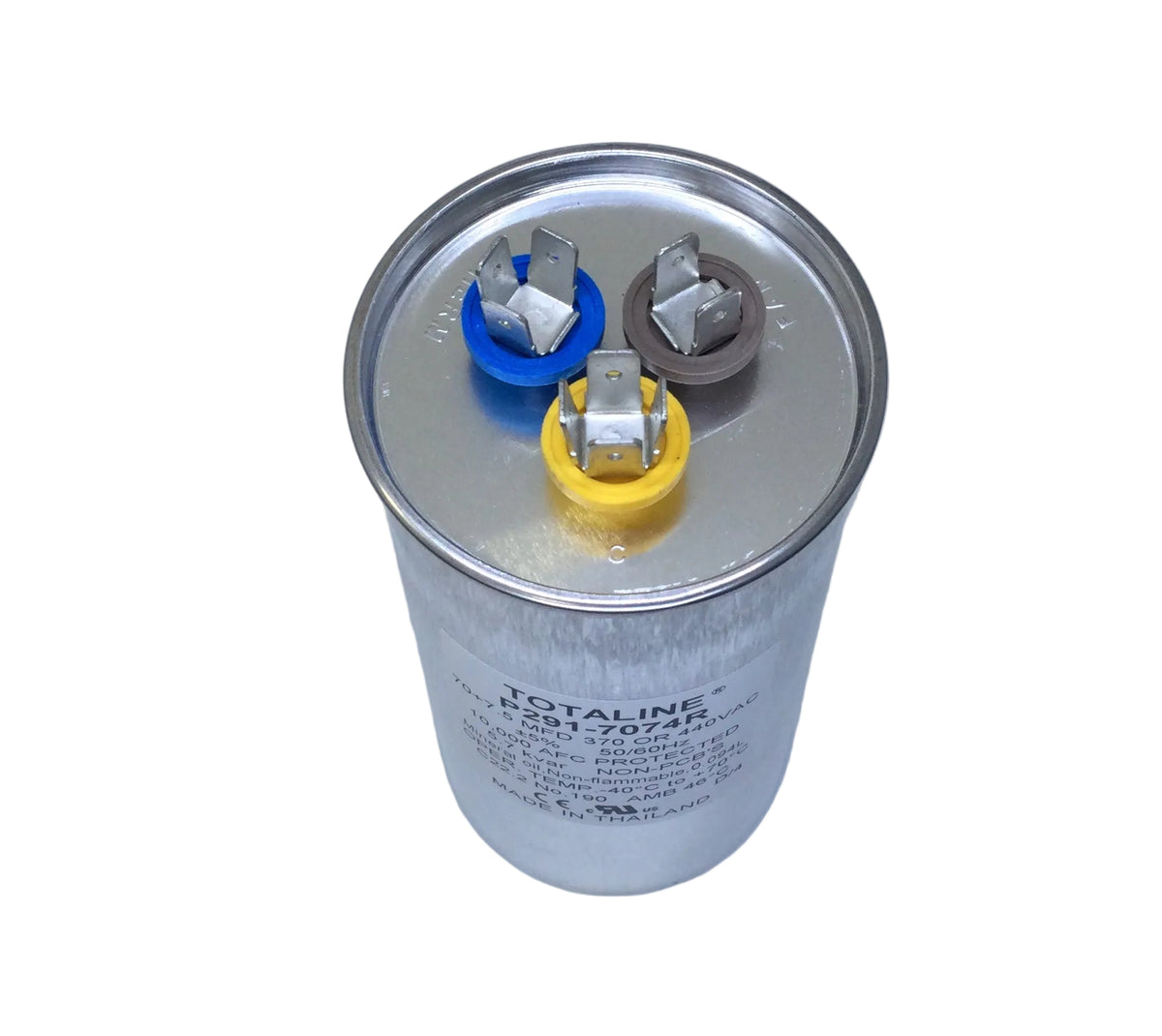 Totaline P291-7074R 70+7.5MFD +/-5% 370/440V 50/60Hz 70c/-40c Capacito