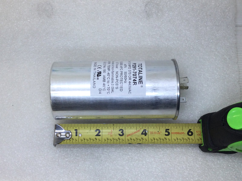 Totaline P291-7074R 70+7.5MFD +/-5% 370/440V 50/60Hz 70c/-40c Capacitor