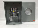 Eaton UTE5213CCH 200 Amp 1 Phase Ringless Meter Socket Enclosure 19" x 13"