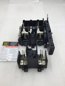 Square D 2 Pole 100 Amp 240 VAC Fusible General Duty Safety Switch Guts Only 7" X 11"