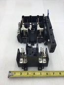 Square D 2 Pole 100 Amp 240 VAC Fusible General Duty Safety Switch Guts Only 7" X 11"