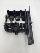 Square D 2 Pole 100 Amp 240 VAC Fusible General Duty Safety Switch Guts Only 7" X 11"