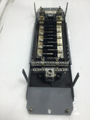 Square D QON20-30H-1 200 Amp 20 Space 120/240V Load Center Guts Only 6" X 20.5"