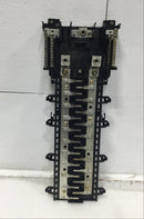 Square D QON42L225 225 Amp 42 Space 120/240 VAC Load Center Guts Only 9" X 22"