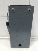 Square D HU362 60 Amp 3 Pole 600V Non-Fusible Heavy Duty Safety Switch - Flaw