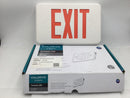 Philips/Chloride CLXNRW4R Compac LED Exit Light 12 Watt 120-277 VAC Wall/Ceiling Mount with NiCad Battery Back-Up