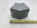 Hubbell/Wiegmann L040445G 45 Degree Elbow for 4"X4" Lay-In Duct Raceway in Gray