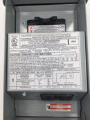 Eaton DPU222RGF20ST 60 Amp 120/240 VAC Non-Fused Outdoor Pullout A/C Disconnect with 20 Amp GFI Receptacle