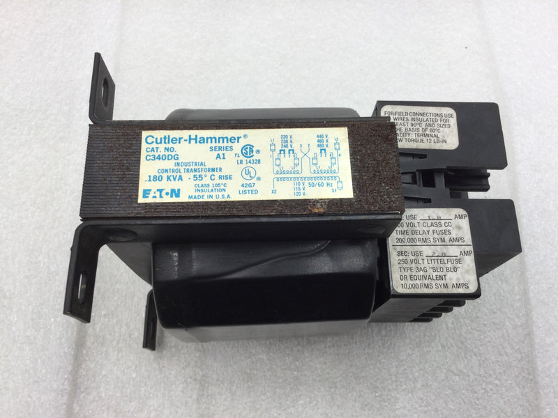 Cutler-Hammer C340DG Ind. Control Transformer Series A1 220-480V 600V Max