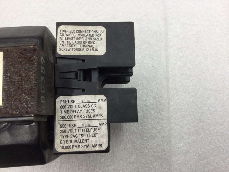 Cutler-Hammer C340DG Ind. Control Transformer Series A1 220-480V 600V Max